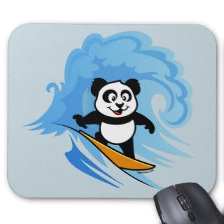 Surfing Panda Mouse Mat