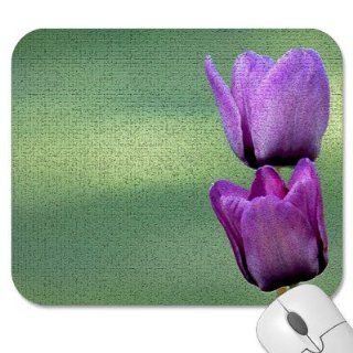 Mousepad   9.25" x 7.75" Designer Mouse Pads   Design Flowers   Tulips (MPFLT 209) Computers & Accessories