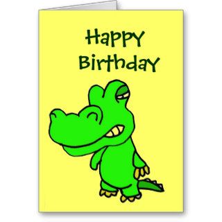 BG  Gator Birthday card