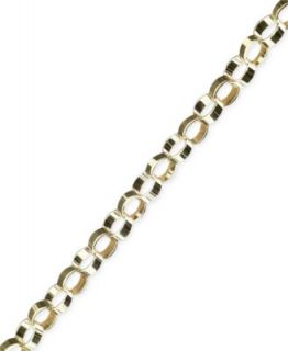 Bronzarte Rolo Chain Bracelet in 18k Rose Gold over Bronze   Bracelets   Jewelry & Watches