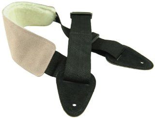 Perris Leathers KDL40S 207 2 Inch Nylon Guitar Strap with Suede and Sheep Skin Pad Musical Instruments