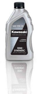 Kawasaki 4 Stroke Semi Synthetic Motorcycle Oil 10W40 1 Quart K61021 206A Automotive