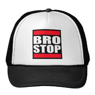 Funny BROSTOP Anti Brostep Dubstep Trucker Hats