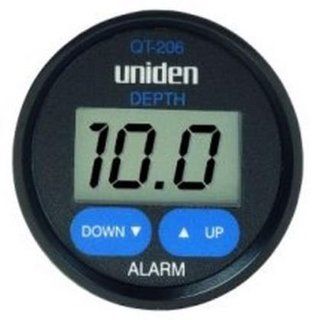 Uniden QT 206W Digital Depth Finder Transom Transducer  GPS & Navigation