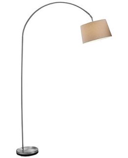 Adesso Satin Steel Goliath Arc Floor Lamp   Lighting & Lamps   For The Home