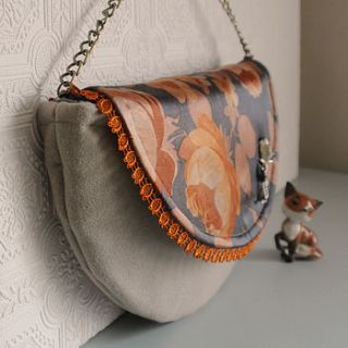 french rose handmade evening bag by sarah culleton