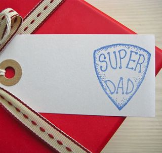 'super dad' gift tag by chapel cards