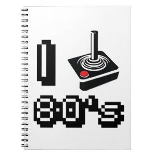 I play 80's  I love 80's Spiral Note Books