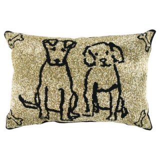 PB Paws & Co. Cotton Dog Friends Decorative Pillows (Set of 2)