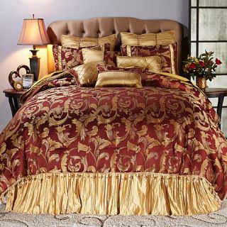 Highgate Manor Golden Scroll 10 piece Comforter Set