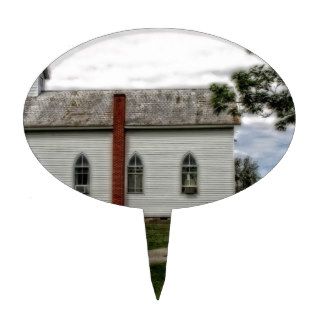 Country Church Cake Toppers