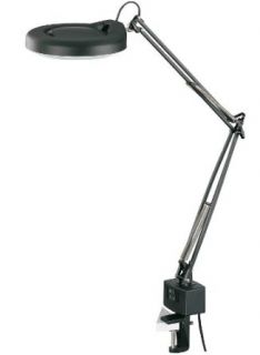 Lite Source LSM 197BLK Desk Lamp with Black Metal Shades, Black Finish   Desk Lamps  