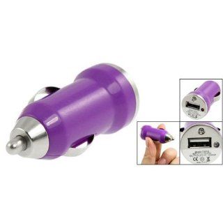 SODIAL(TM) Portable Purple USB Car Charger Adapter for Apple iPhone 3G 3GS Cell Phones & Accessories