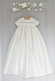 boys silk christening gown 'jack' by adore baby