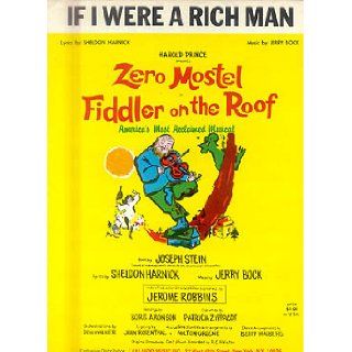 If I Were A Rich Man   Sheet Music From Fiddler on the Roof Books