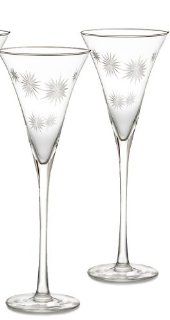 Marquis By Waterford Celebration Champagne Flutes, Set of 2 Flute Pair Waterford Kitchen & Dining