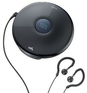 Sony DEJ010BLK CD Walkman Portable Compact Disc Player Black  Personal Cd Players   Players & Accessories