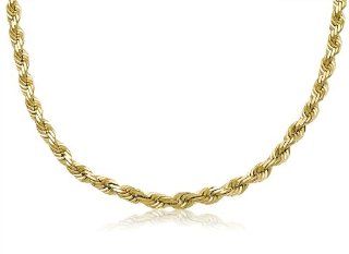 14k New Solid Yellow Gold Diamond Cut Rope Bracelet 6mm Wide 7" inch Long Link Bracelets Jewelry
