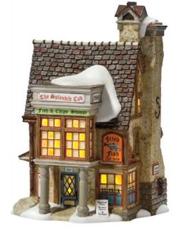 Department 56 Dickens Village Splendid Cod Fish N Chip Collectible Figurine   Retired   Holiday Lane