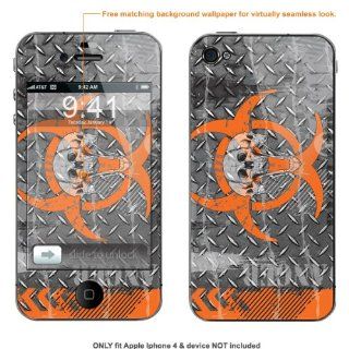 Matte Protective Decal Skin Sticker (Matte Finish) for Apple Iphone 4 & 4S case cover MAT_iphone4 193 Cell Phones & Accessories