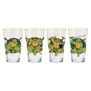 Teenage Mutant Ninja Turtles Pint Glass Set of 4