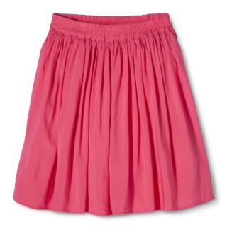 Mossimo Supply Co. Juniors Pleated Skirt   Fuchsia XL(15 17)