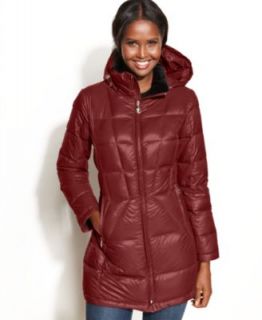Calvin Klein Packable Hooded Quilted Puffer   Coats   Women