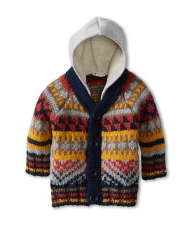 United Colors Of Benetton Kids Boys Colorful Cardi With Hood Infant Multi