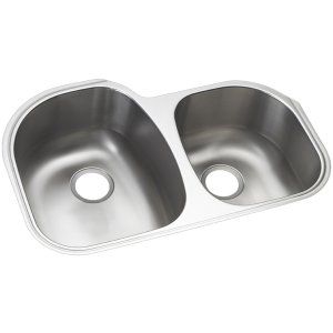 Sterling 11723 NA Stainless Steel Cinch Undermount Stainless Steel Double Bowl K