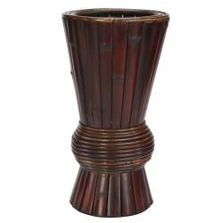 Bamboo Decorative Planter Nearly Natural Accent Pieces