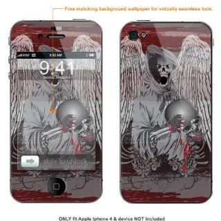 Matte Protective Decal Skin Sticker (Matte Finish) for Apple Iphone 4 & 4S case cover MAT_iphone4 191 Cell Phones & Accessories