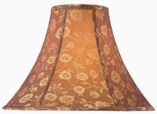 Lite Source CH191 18 18 Inch Lamp Bell Shade, Gold   Table Lamp Shades  
