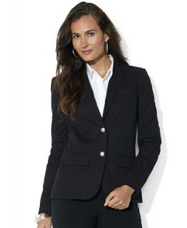 Lauren Ralph Lauren Jacket, Double Button Stretch Blazer   Jackets & Blazers   Women