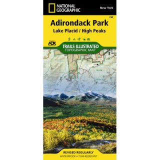 National Geographic Maps Trails Illustrated Map Lake Placid / High