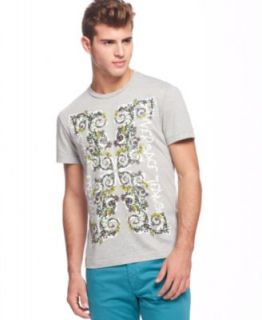 Versace Jeans T Shirt, Short Sleeve Studded Logo   T Shirts   Men