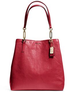 COACH MADISON NORTH/SOUTH TOTE IN LEATHER   COACH   Handbags & Accessories