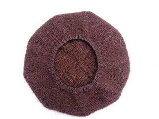 handmade knitted beret by cocoonu