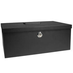 Barska 17 inch Cash Box and 6 Compartment Coin Tray with Key Lock Barska Insulated Files & Safes