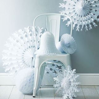 winter white christmas decoration pack by pearl and earl