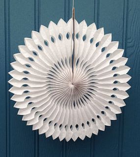 snowflake paper decoration arrow design by petra boase