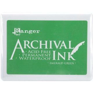 Ranger Ink Archival Dye Ink Jumbo #3 Pad Emerald Green