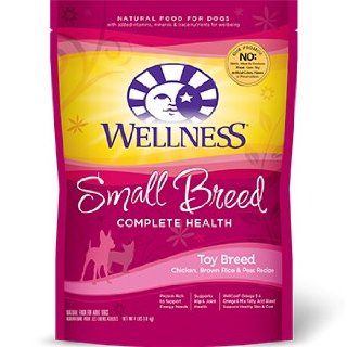 WELLPET 76344891215 Wellness Small Breed Complete Health Dry Dog Food Bag for Toy breed, 4 Pound  Dry Pet Food 