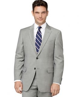Tommy Hilfiger Jacket Grey Sharkskin Trim Fit   Suits & Suit Separates   Men