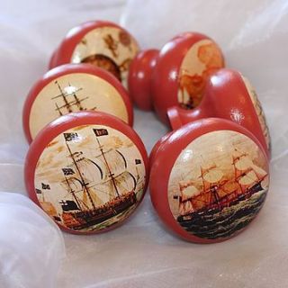 nautical door or drawer knob set by surface candy