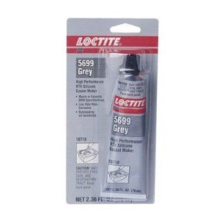 Loctite 5699 Gasket Adhesive/Sealant   Gray Paste 70 ml Tube   Shore Hardness 45 to 75 Shore A, Shear Strength 189 to 305 psi, Tensile Strength 348 psi [PRICE is per TUBE]
