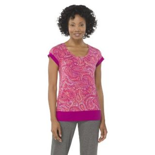 Gilligan & OMalley Womens Fluid Knit Pajama Top   Springtime Pink S