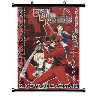 Black Blood Brothers Anime Fabric Wall Scroll Poster (16 x 22) Inches   Prints