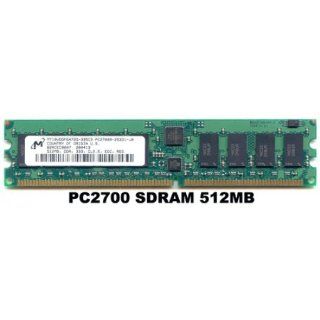 512MB PC2700 333Mhz DDR ECC RAM 184 PIN   Micron Computers & Accessories