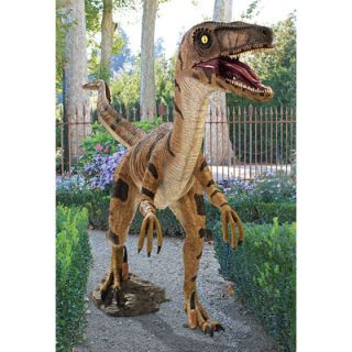 Design Toscano Velociraptor, Jurassic   Sized Dinosaur Statue