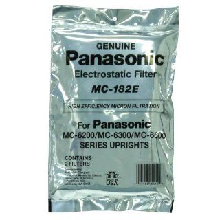 Panasonic MC 182E 2 Pack Upright Electrostatic Micron Filter   Household Vacuum Filters Upright